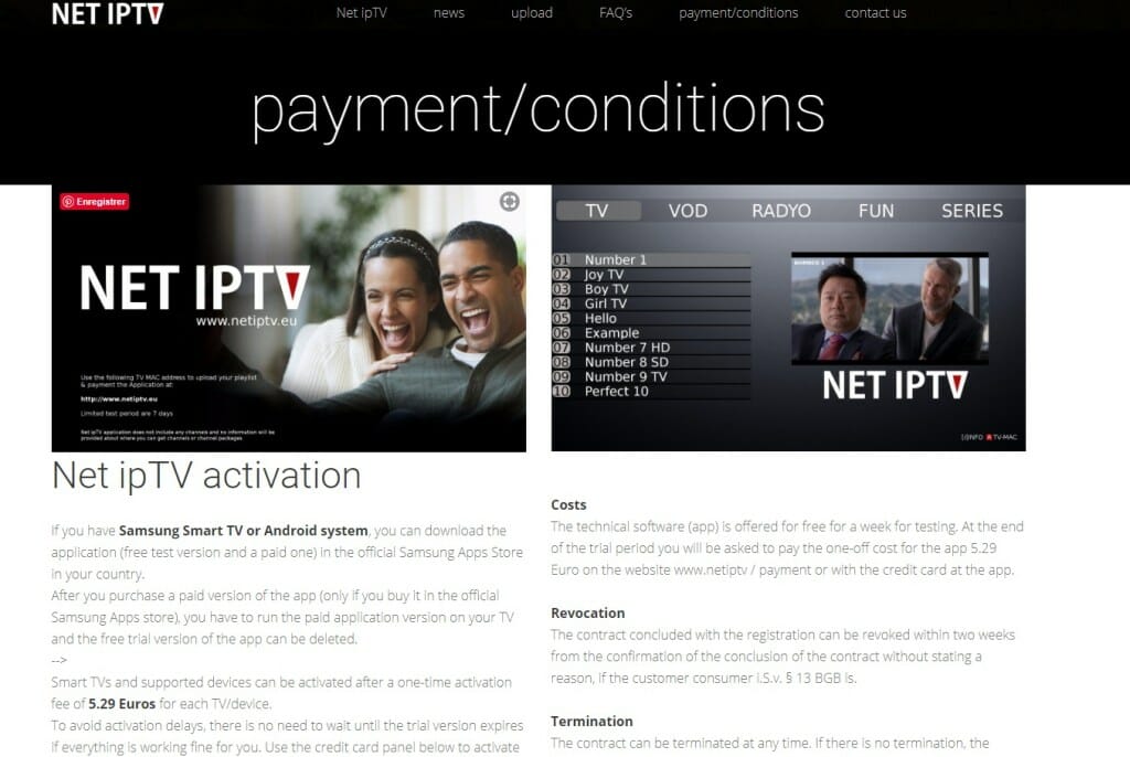 Net IPTV ACTIVATION
